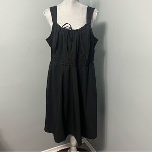PENNINGTONS Addition Elle black fit and flare sleeveless dress women’s size 2X